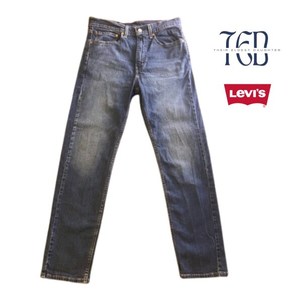 Levi's Other - Vintage Levi’s 505 Regular Fit Jeans – W34 L32 – Medium Blue Wash